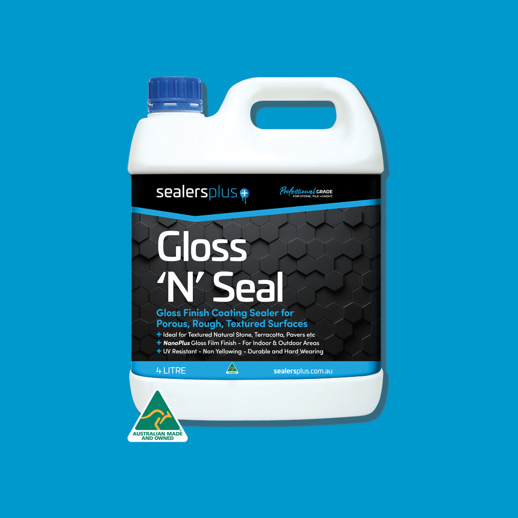 GLOSS'N'SEAL - High Gloss Coating Sealer for Porous Textured Surfaces